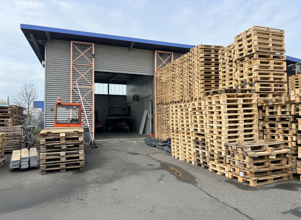 Palettenlager MS-Palettenhandel Neuss - Palettenankauf
